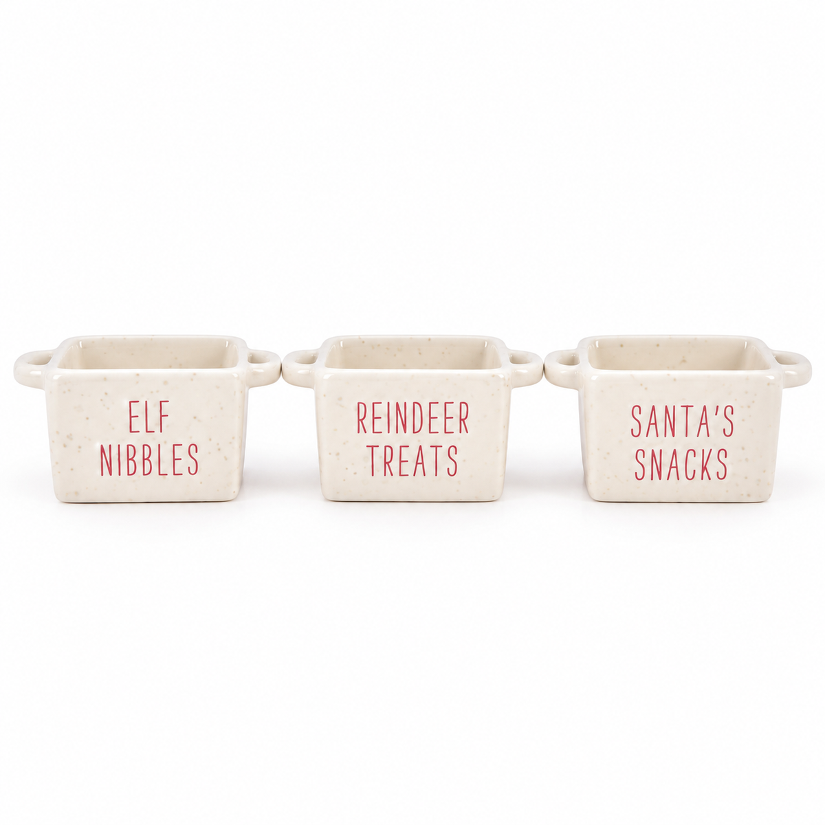 Set van 3 kerst snackkommen🎄