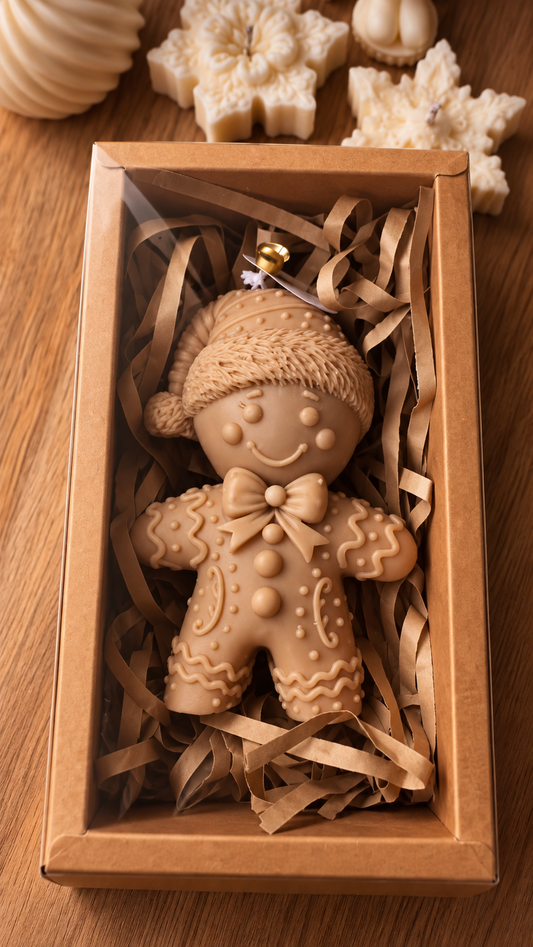 Gingerbread cookie kaars🎄