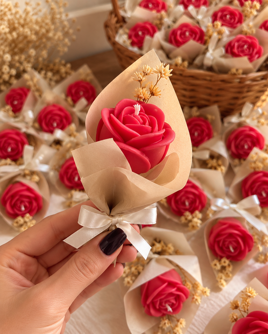 Bloemkaars op stok-Tulp of Roos🌹