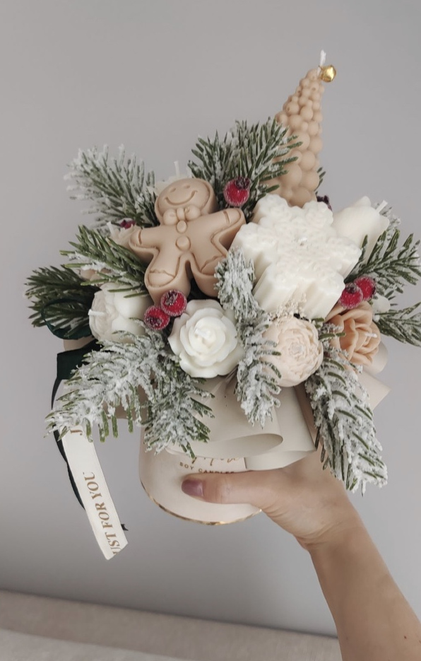 Winterwonder kerstboeket
