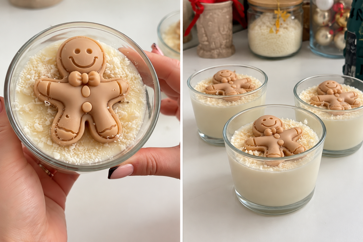 Gingerbread Winter Dessert 🤎❄️