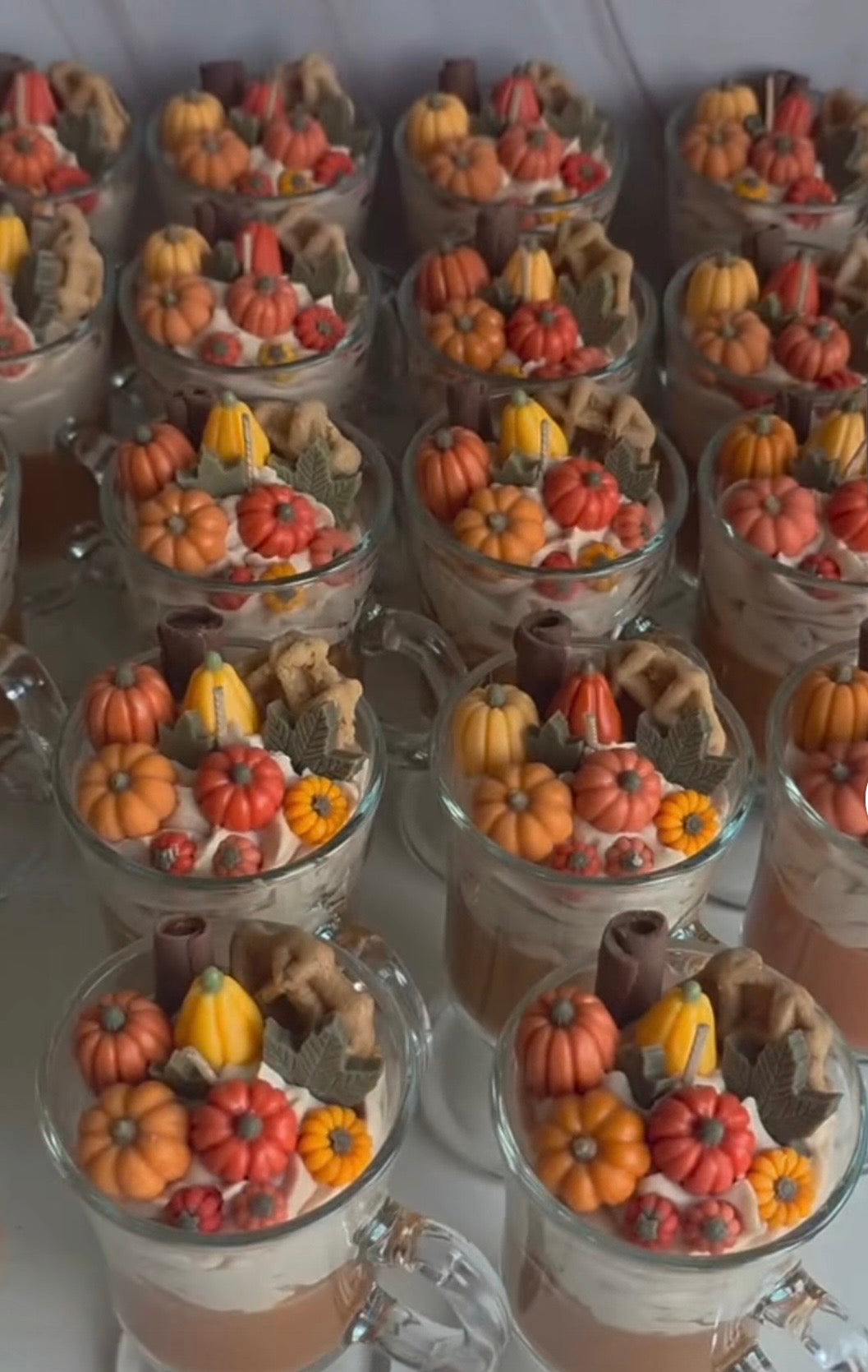 Pumpkin spice latte whipped cream