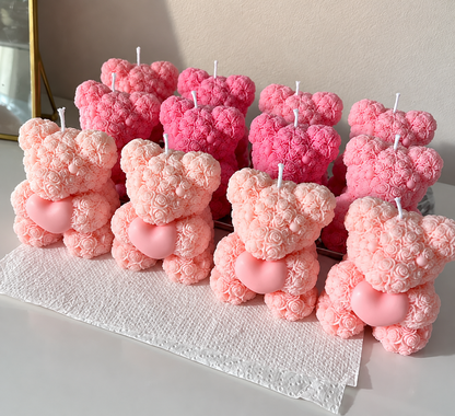 Teddybear kaars
