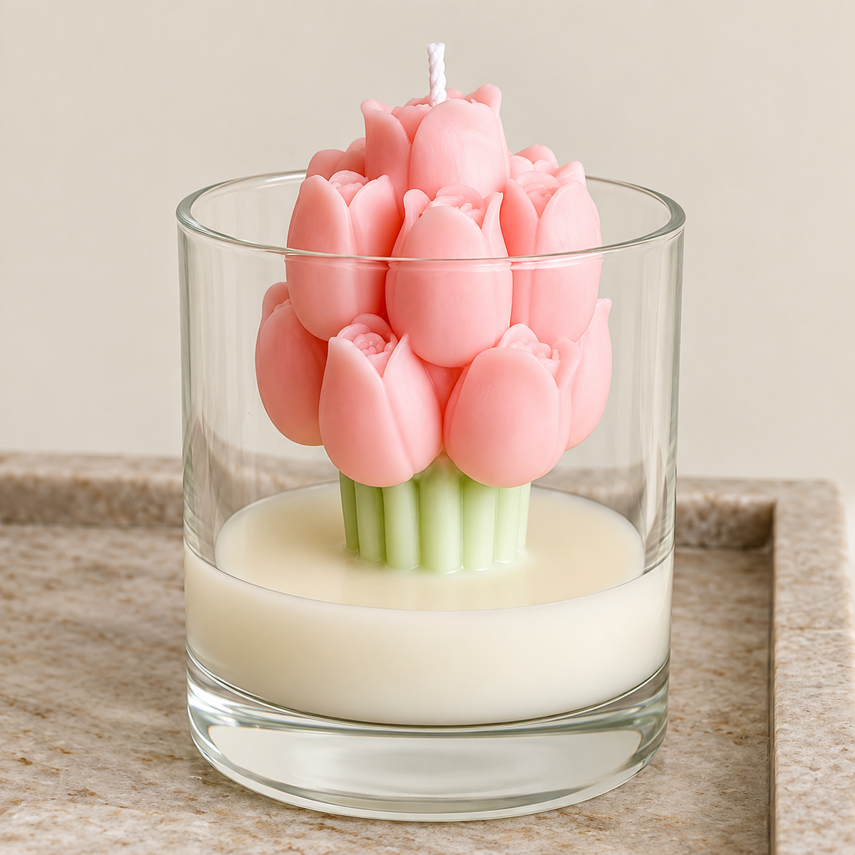 Tulp in glas