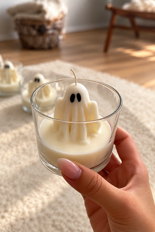 Spookkaars in glas