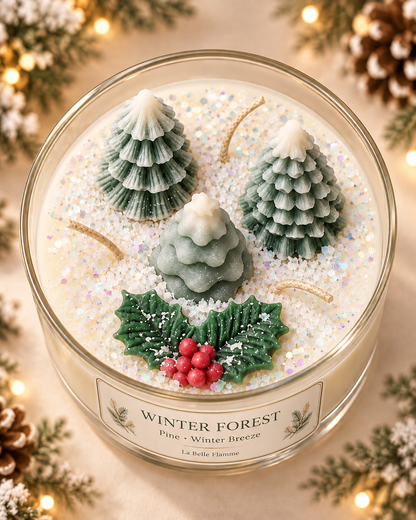 Winter forest in glas🎄