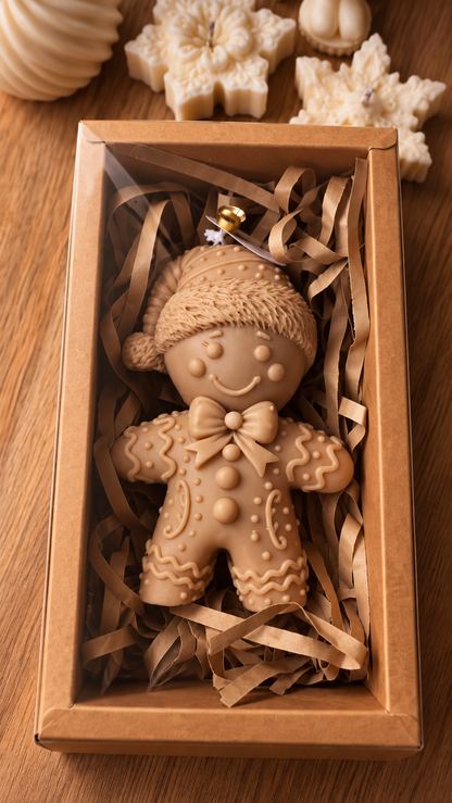 Gingerbread cookie kaars🎄