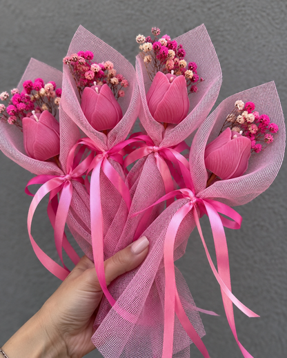 Bloemkaars op stok-Tulp of Roos🌹