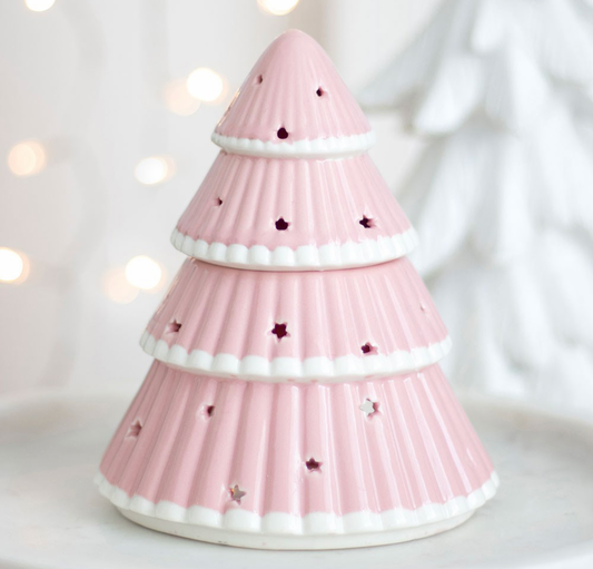 Roze kerstboom wax melter🎄