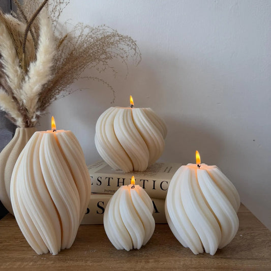Swirl kaarsen